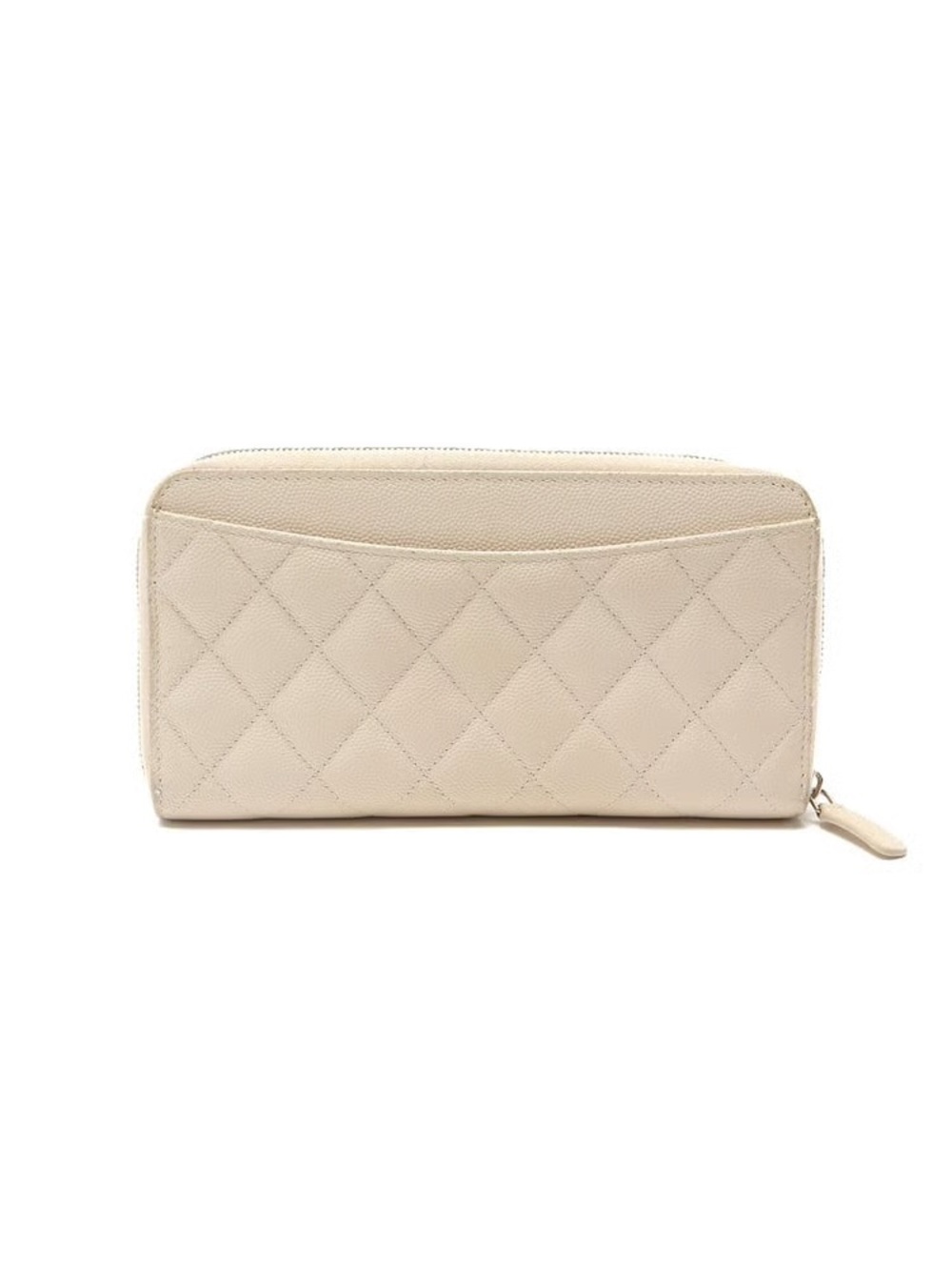 Chanel Coco Mark Caviar Long Wallet in Beige - Picture 3 of 9